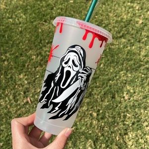 24oz Scream Starbucks Cold cup